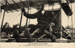 PC AVIATION PILOT AVIATOR DE BAEDER AEROPLANE FARMAN (a54717) - Aviateurs