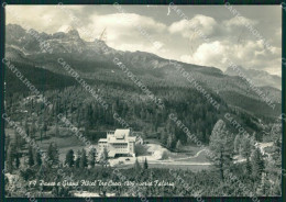 Belluno Cortina D'Ampezzo Passo Tre Croci PIEGHE FG Foto Cartolina KB5199 - Belluno