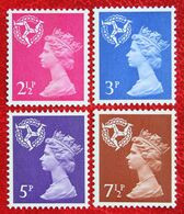 2½p 3p 5p 7½p Value MACHIN ISLE Of MAN (Mi 8-11) 1971 POSTFRIS MNH ** ENGLAND GRANDE-BRETAGNE GB GREAT BRITAIN - Zonder Classificatie