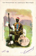 PC AFRICA, SOUTH AFRICA, L'AFRIQUE SAUVAGE, Vintage Postcard (b53084) - Sud Africa