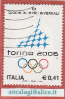 USATI ITALIA 2002 - Ref.0865 "PREPARAZIONE GIOCHI OLIMPICI INVERNALI" 1 Val. - - 2001-10: Used