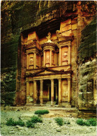 PC JORDAN, PETRA, PHARAOH'S TREASURE HOUSE, Modern Postcard (b52914) - Jordanie