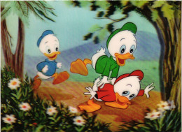 PC DISNEY, HUEY, DEWEY AND LOUIE, Modern 3D Postcard (b52882) - Disneyworld