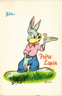 PC DISNEY, TOBLER, FRÉRE LAPIN, RABBIT, Vintage Postcard (b52843) - Disneyworld