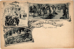 PC RUSSIAN ROYALTY ROMANOV IMPERIAL VISIT IN FRANCE PARIS 1896 (a56724) - Königshäuser