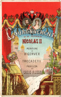 PC RUSSIAN ROYALTY ROMANOV TSAR NICHOLAS II CORONATION EXPO 1900 PARIS (a56713) - Familias Reales