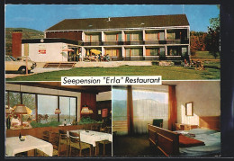 AK Stubenberg Am See, Seepension-Restaurant Erla, Innen- Und Aussenansicht  - Autres & Non Classés