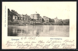 AK Remagen, Hotel Fürstenberg Vom Wasser Aus  - Remagen