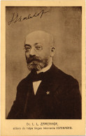 PC ESPERANTO, DRO. L. L. ZAMENHOF AUTORO DE ESPERANTO, Vintage Postcard (b53271) - Esperanto