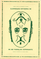 PC ESPERANTO, MI NE PAROLAS ESPERANTE, Vintage Postcard (b53255) - Esperanto