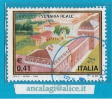 USATI ITALIA 2002 - Ref.0866 "TURISTICA - VENARIA REALE" 1 Val. - - 2001-10: Gebraucht