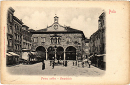 PC CROATIA, POLA, FORUM ANTIKO, Vintage Postcard (b53210) - Croacia