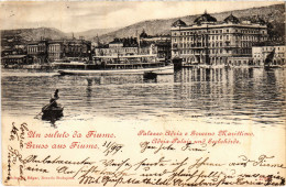 PC CROATIA, FIUME, RIJEKA, ADRIA PALACE, Vintage Postcard (b53203) - Kroatien