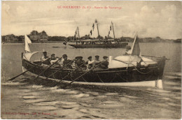 PC FRANCE, ROWBOATS, LE POULIGUEN, Vintage Postcard (b53167) - Le Pouliguen