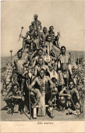 PC AFRICA, SOUTH AFRICA, ZULU WARRIORS, Vintage Postcard (b53119) - Sud Africa