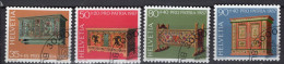 T3219 - SUISSE SWITZERLAND Yv N°1276/79 Pro Patria Fete Nationale - Used Stamps