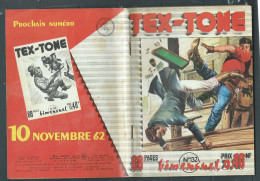 Bd " Tex-Tone  " Bimensuel N° 132 "  Les  Jeunes Mavericks  "      , DL  25 Octobre 1962 - BE- RAP 0902 - Piccoli Formati