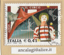 USATI ITALIA 2002 - Ref.0868 "IL CIRCO" 1 Val. - - 2001-10: Used