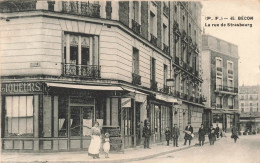 FRANCE - Bécon - La Rue De Strasbourg - Animé - Carte Postale Ancienne - Other & Unclassified