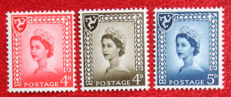 WILDING NO Watermark ISLE Of MAN (Mi 5-7) 1968 1969 POSTFRIS MNH ** ENGLAND GRANDE-BRETAGNE GB GREAT BRITAIN - Man (Insel)