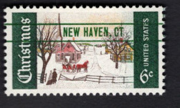 2011849169 1969 SCOTT 1384 (XX) POSTFRIS MINT NEVER HINGED  - CHRISTMAS  WINTER SUNDAY NORWAY - PRECANCEL NEW HAVEN CT - Nuovi