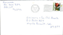 USA ETATS UNIS SEUL SUR LETTRE 1988 - Lettres & Documents