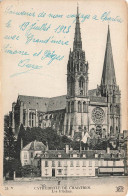 FRANCE - Cathédrale De Chartres - Vue Sur Les Flèches - Vue D'ensemble - Carte Postale Ancienne - Chartres