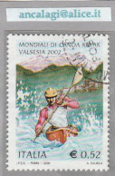 USATI ITALIA 2002 - Ref.0872 "MONDIALI DI CANOA KAIAK" 1 Val. - - 2001-10: Gebraucht