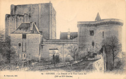 37-LOCHES-DONJON ET TOUR LOUIS XI-N T6021-B/0245 - Loches