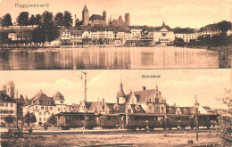 RAPPERSWIL + Bahnhof 1910 - Rapperswil-Jona