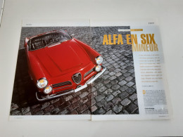 Coupure De Presse Automobile Alfa Romeo 2600 Spider De 1963 - Voitures