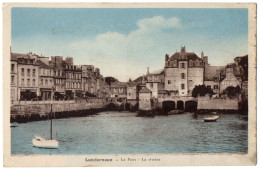 CPA 29 - LANDERNEAU (Finistère) - Le Pont - La Rivière - Landerneau
