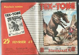 Bd " Tex-Tone  " Bimensuel N° 235 " Rien Qu'un   Cowboy"      , DL  1er Tri. 1967 - BE- RAP 1001 - Kleinformat