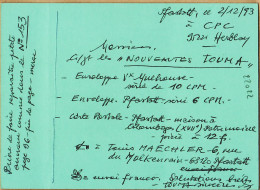 26586 / ⭐ Carte Autographe LOUMA Haut Rhin PFASTATT Louis MAECHLER 6 Rue MOLKENRAIN 02.12.1993 Cppub - Other & Unclassified