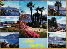 26776 / ⭐ Carte Géante Lago MAGGIORE Lac MAJEUR Multivues 1960s Photo-Bromure Foto PANCALDI Ascona - Altri & Non Classificati