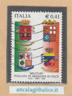 USATI ITALIA 2002 - Ref.0874 "MILITARI ITALIANI IN MISSIONE DI PACE" 1 Val. - - 2001-10: Gebraucht