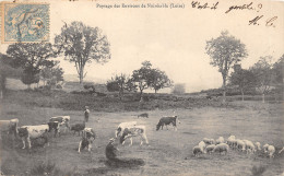 42-NOIRETABLE-VACHES AU PATURAGE-N T6022-A/0067 - Noiretable