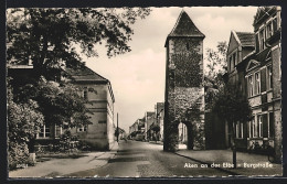 AK Aken, Blick In Burgstrasse  - Aken