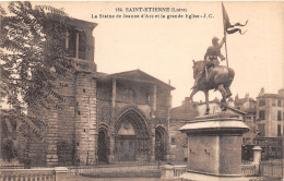 42-SAINT ETIENNE-STATUE DE JEANNE D ARC-N T6022-D/0029 - Saint Etienne