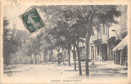 43-LANGEAC-BOULEVARD NATIONAL-N T6022-H/0025 - Langeac