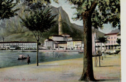 UN  SALUTO DA LECCO - PORTO  GARIBALDI - 1905C - Lecco