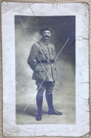 Armée France Portrait D’un Chasseur Alpin Photo Format CP Vers 1910-1920 - War, Military