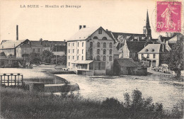 72-LA SUZE-MOULIN ET BARRAGE-N°6023-D/0055 - La Suze Sur Sarthe