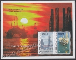 Azerbaidjan - Azerbaijan - Azerbaycan 1997 Yvert BF 35B, 125 Years Of Oildrilling - MNH - Azerbaijan