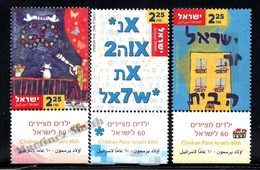 Israel 2008  Yv. 1917-19, 60th Ann. Of Independence – Tab - MNH - Nuevos (con Tab)