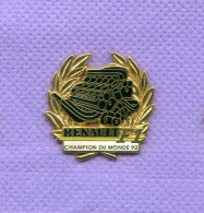 Superbe Pins Auto Renault Formule 1 F1 1992 Arthus Bertrand I262 - Autorennen - F1