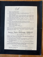 Mevr Jeanne Verelst Echtg Jean Ferdinand Collin *1868 Antwerpen +1941 Antwerpen Brasschaat Maria-ter-Heide NV Imperial P - Décès