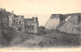 76-MESNIL VAL-LE PETIT CHÂTEAU ET LA FALAISE-N°6024-D/0371 - Mesnil-Val