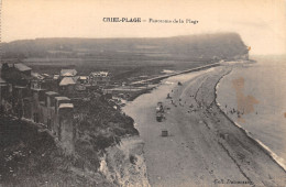 76-CRIEL PLAGE-LA PLAGE-N°6024-D/0085 - Criel Sur Mer