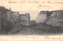 76-MESNILVAL-LE PETIT CHÂTEAU ET LA FALAISE-N°6024-D/0053 - Mesnil-Val